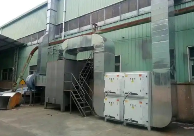 注塑等有機(jī)廢氣治理（UV光催化氧化、活性炭吸附工藝）